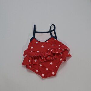 Baby Stars Ruffle 1-Piece Swimsuit